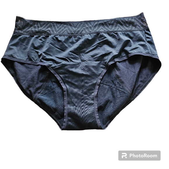 Thinx Bundle Hip Hugger Leak Proof Period Underwear Black & Nude 2 XL - Picture 6 of 13